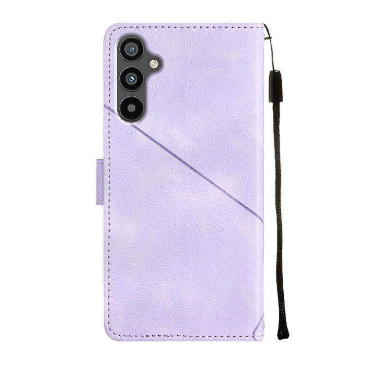 Skin-feel Embossed Leather Phone Case, For Samsung Galaxy A34, For Samsung Galaxy A52 5G / 4G, For Samsung Galaxy A53 5G, For Samsung Galaxy A54 5G, For Samsung Galaxy A72 5G / 4G, For Samsung Galaxy A73 5G