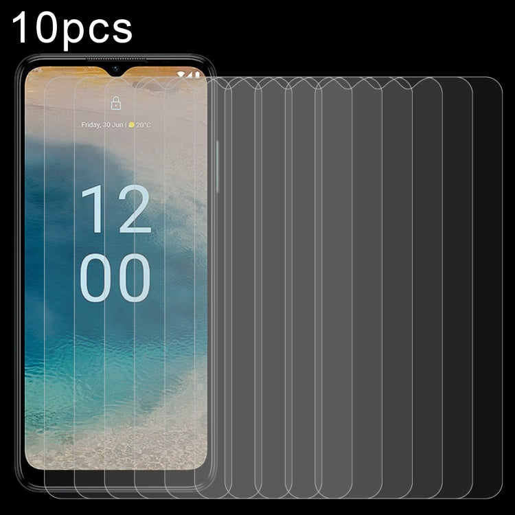 10 PCS 0.26mm 9H 2.5D Tempered Glass Film, For Nokia G22 / C32, For TCL 40 X(10 PCS), For TCL 40 XL(10 PCS), For TCL 40 XE(10 PCS)