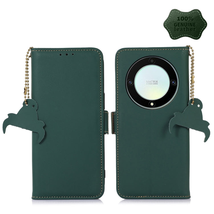 Genuine Leather Magnetic RFID Leather Phone Case, For Honor X9a 4G, For Honor X8a 4G, For Honor X7a 4G, For Motorola Moto G73 5G