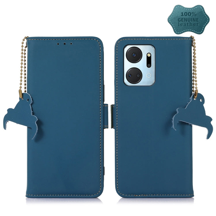 Genuine Leather Magnetic RFID Leather Phone Case, For Honor X9a 4G, For Honor X8a 4G, For Honor X7a 4G, For Motorola Moto G73 5G