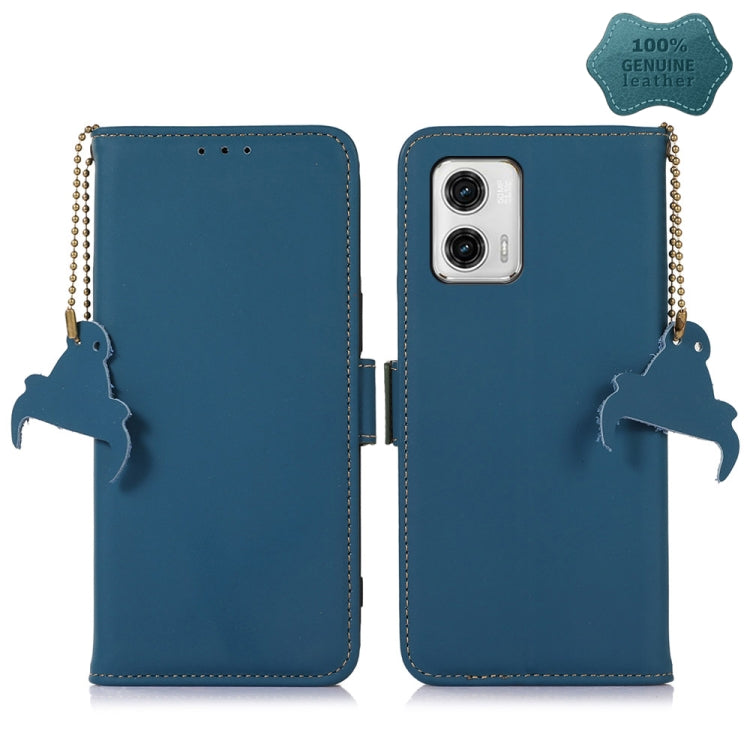 Genuine Leather Magnetic RFID Leather Phone Case, For Honor X9a 4G, For Honor X8a 4G, For Honor X7a 4G, For Motorola Moto G73 5G