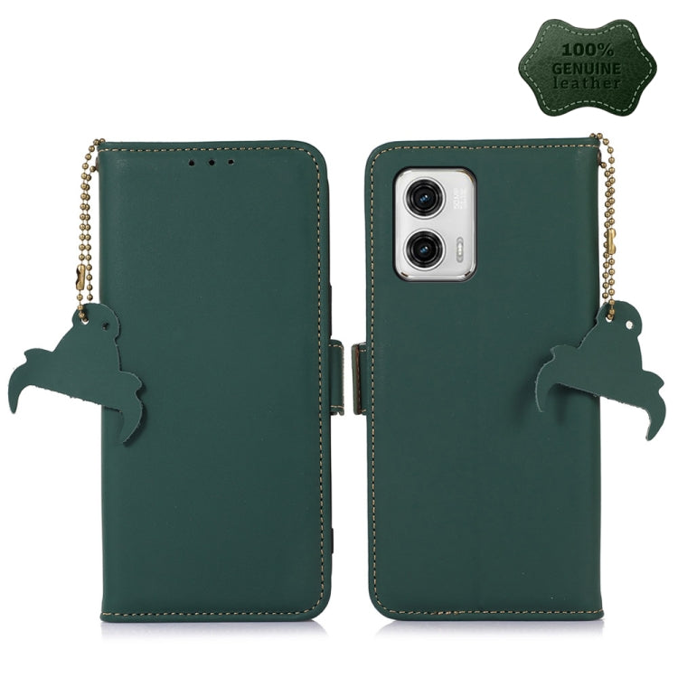 Genuine Leather Magnetic RFID Leather Phone Case, For Honor X9a 4G, For Honor X8a 4G, For Honor X7a 4G, For Motorola Moto G73 5G