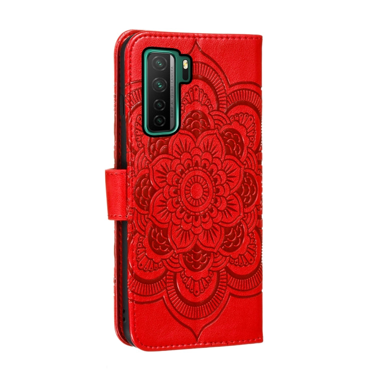 Mandala Embossing Pattern Horizontal Flip PU Leather Case with Holder & Card Slots & Walle & Lanyard, For Huawei nova 7 SE, For Huawei nova 7, For Huawei nova 7 Pro, For Huawei P40 pro+, For Huawei Enjoy 10e, For Huawei Honor 30
