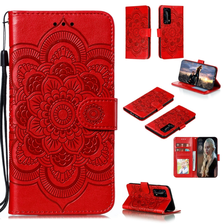 Mandala Embossing Pattern Horizontal Flip PU Leather Case with Holder & Card Slots & Walle & Lanyard, For Huawei nova 7 SE, For Huawei nova 7, For Huawei nova 7 Pro, For Huawei P40 pro+, For Huawei Enjoy 10e, For Huawei Honor 30
