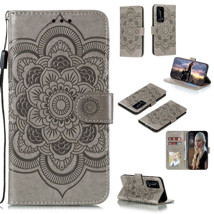 Mandala Embossing Pattern Horizontal Flip PU Leather Case with Holder & Card Slots & Walle & Lanyard, For Huawei nova 7 SE, For Huawei nova 7, For Huawei nova 7 Pro, For Huawei P40 pro+, For Huawei Enjoy 10e, For Huawei Honor 30