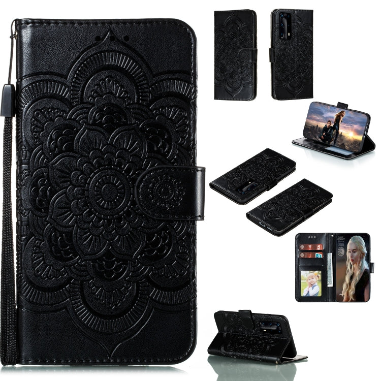 Mandala Embossing Pattern Horizontal Flip PU Leather Case with Holder & Card Slots & Walle & Lanyard, For Huawei nova 7 SE, For Huawei nova 7, For Huawei nova 7 Pro, For Huawei P40 pro+, For Huawei Enjoy 10e, For Huawei Honor 30