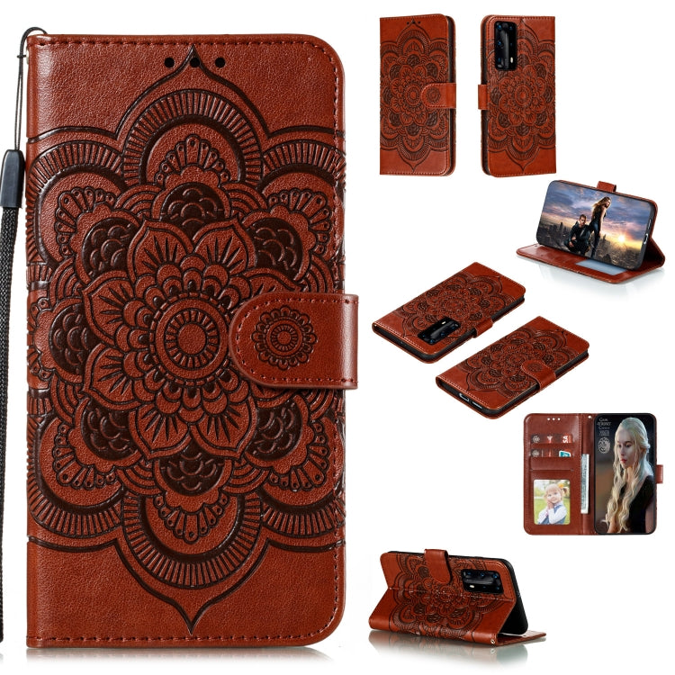 Mandala Embossing Pattern Horizontal Flip PU Leather Case with Holder & Card Slots & Walle & Lanyard, For Huawei nova 7 SE, For Huawei nova 7, For Huawei nova 7 Pro, For Huawei P40 pro+, For Huawei Enjoy 10e, For Huawei Honor 30