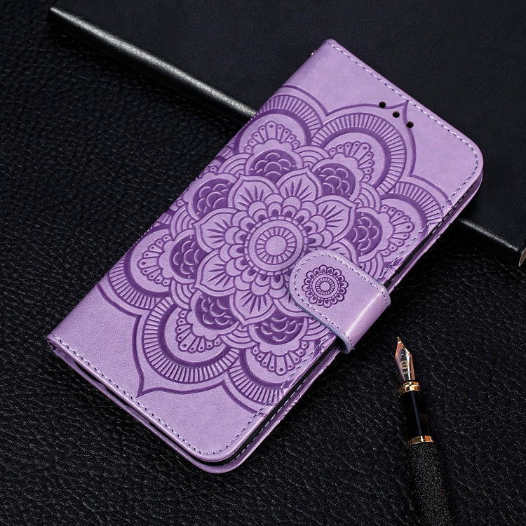 Mandala Embossing Pattern Horizontal Flip PU Leather Case with Holder & Card Slots & Walle & Lanyard, For Huawei nova 7 SE, For Huawei nova 7, For Huawei nova 7 Pro, For Huawei P40 pro+, For Huawei Enjoy 10e, For Huawei Honor 30