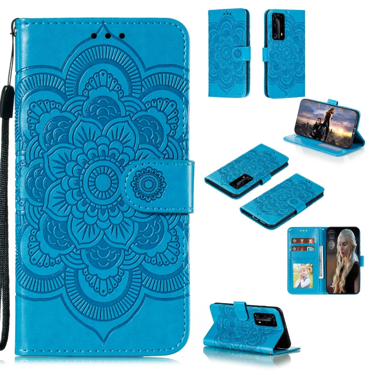 Mandala Embossing Pattern Horizontal Flip PU Leather Case with Holder & Card Slots & Walle & Lanyard, For Huawei nova 7 SE, For Huawei nova 7, For Huawei nova 7 Pro, For Huawei P40 pro+, For Huawei Enjoy 10e, For Huawei Honor 30