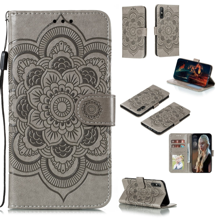 Mandala Embossing Pattern Horizontal Flip PU Leather Case with Holder & Card Slots & Walle & Lanyard, For Huawei nova 7 SE, For Huawei nova 7, For Huawei nova 7 Pro, For Huawei P40 pro+, For Huawei Enjoy 10e, For Huawei Honor 30