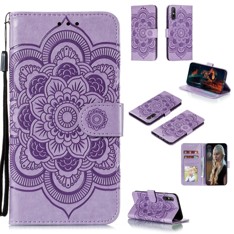 Mandala Embossing Pattern Horizontal Flip PU Leather Case with Holder & Card Slots & Walle & Lanyard, For Huawei nova 7 SE, For Huawei nova 7, For Huawei nova 7 Pro, For Huawei P40 pro+, For Huawei Enjoy 10e, For Huawei Honor 30