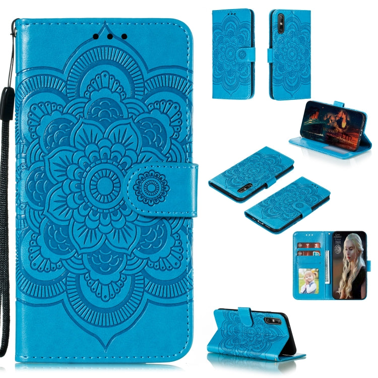 Mandala Embossing Pattern Horizontal Flip PU Leather Case with Holder & Card Slots & Walle & Lanyard, For Huawei nova 7 SE, For Huawei nova 7, For Huawei nova 7 Pro, For Huawei P40 pro+, For Huawei Enjoy 10e, For Huawei Honor 30