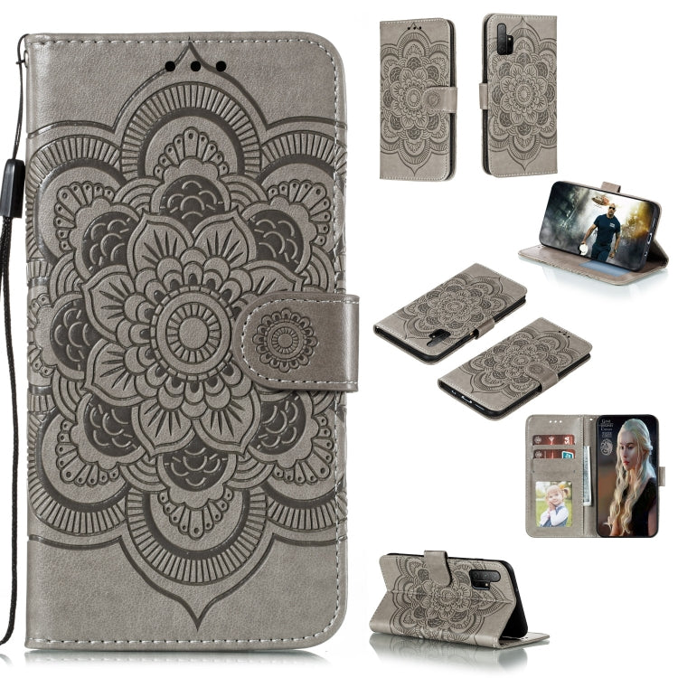 Mandala Embossing Pattern Horizontal Flip PU Leather Case with Holder & Card Slots & Walle & Lanyard, For Huawei Honor 30 Pro, For Huawei Honor 30S