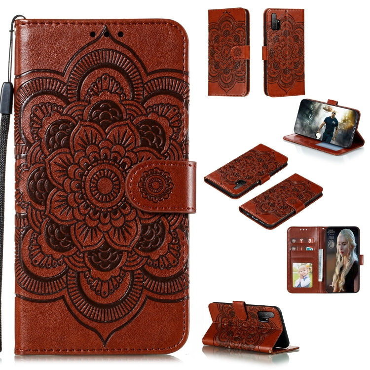 Mandala Embossing Pattern Horizontal Flip PU Leather Case with Holder & Card Slots & Walle & Lanyard, For Huawei Honor 30 Pro, For Huawei Honor 30S