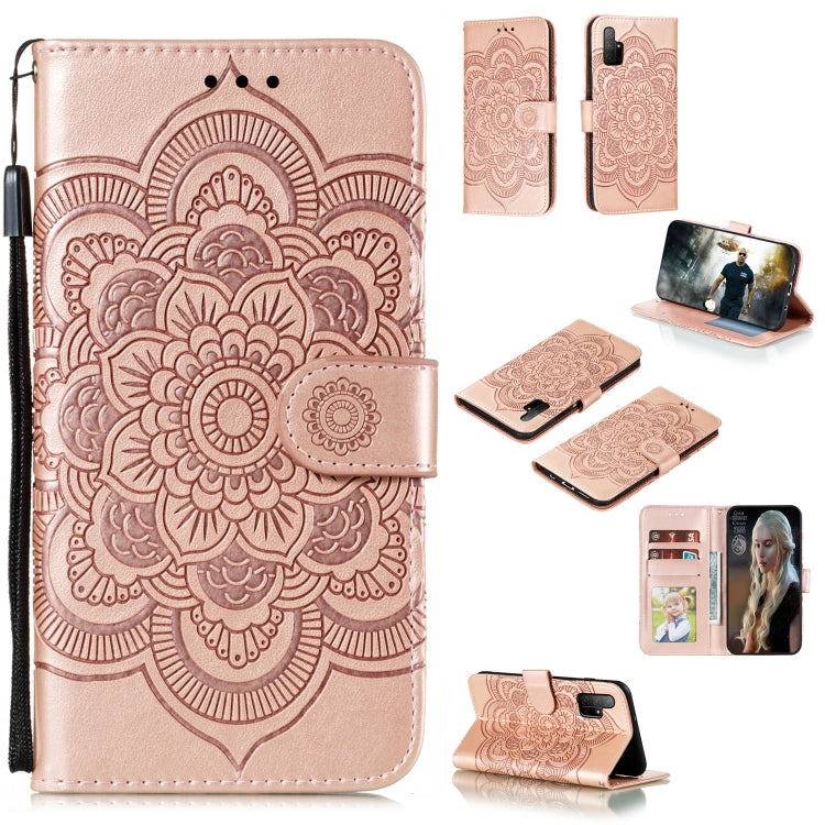 Mandala Embossing Pattern Horizontal Flip PU Leather Case with Holder & Card Slots & Walle & Lanyard, For Huawei Honor 30 Pro, For Huawei Honor 30S