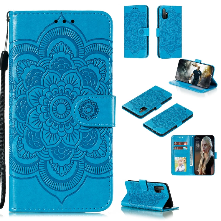 Mandala Embossing Pattern Horizontal Flip PU Leather Case with Holder & Card Slots & Walle & Lanyard, For Huawei Honor 30 Pro, For Huawei Honor 30S