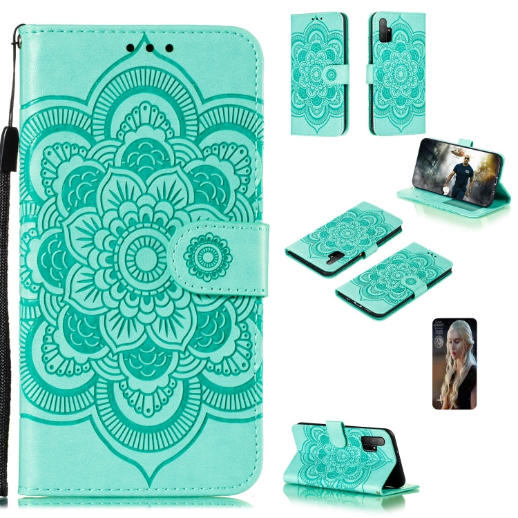Mandala Embossing Pattern Horizontal Flip PU Leather Case with Holder & Card Slots & Walle & Lanyard, For Huawei Honor 30 Pro, For Huawei Honor 30S