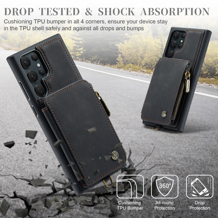 CaseMe C20 Multifunctional RFID Leather Phone Case, For Samsung Galaxy A14 5G, For Samsung Galaxy A33, For Samsung Galaxy A34 5G, For Samsung Galaxy A53, For Samsung Galaxy A54 5G, For Samsung Galaxy A73, For Samsung Galaxy S23 5G                      ...