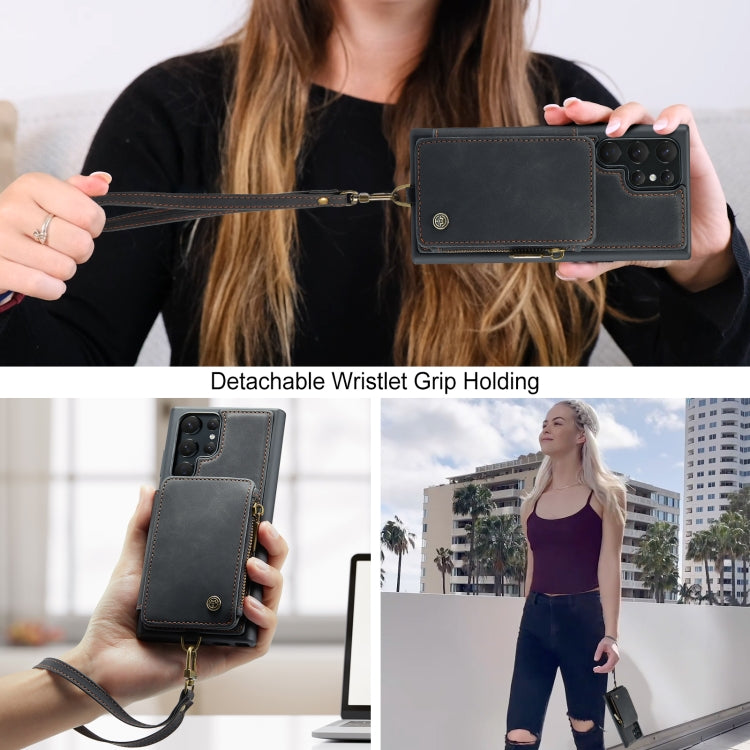 CaseMe C20 Multifunctional RFID Leather Phone Case, For Samsung Galaxy A14 5G, For Samsung Galaxy A33, For Samsung Galaxy A34 5G, For Samsung Galaxy A53, For Samsung Galaxy A54 5G, For Samsung Galaxy A73, For Samsung Galaxy S23 5G                      ...