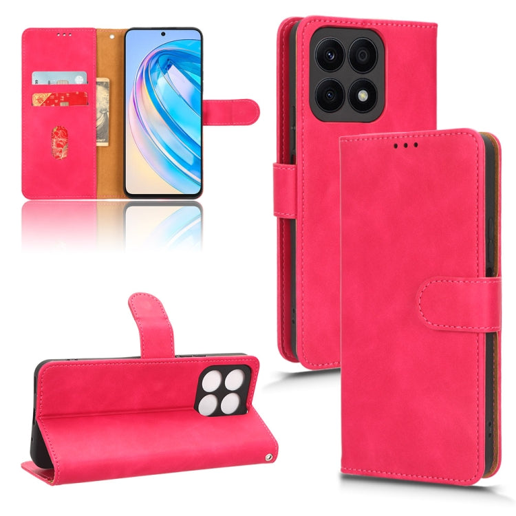 Skin Feel Magnetic Flip Leather Phone Case, For Realme GT Neo 5, For Honor X8a