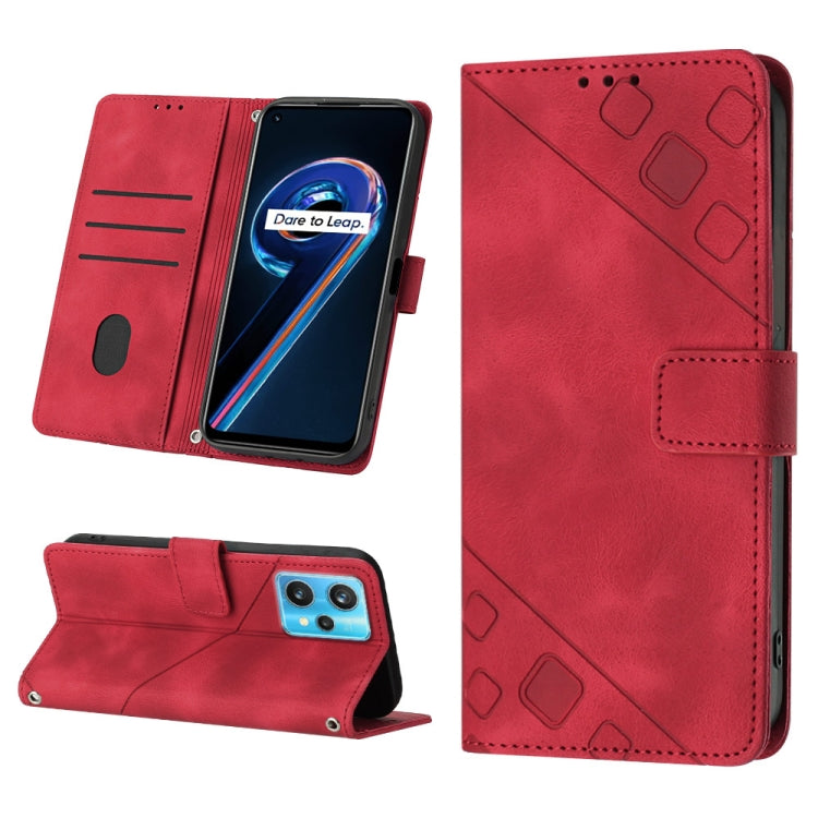 Skin-feel Embossed Leather Phone Case, For Realme 9 Pro 5G / OnePlus Nord CE 2 Lite 5G, For Realme 9 Pro+ 5G / 9 4G, For Realme 9i / OPPO A36 / A76, For Realme C12 / C15 / C25 / C25s, For Realme C31 4G, For Realme C35, For Realme GT Neo3               ...