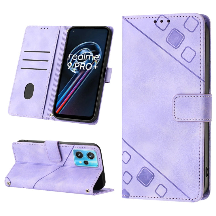 Skin-feel Embossed Leather Phone Case, For Realme 9 Pro 5G / OnePlus Nord CE 2 Lite 5G, For Realme 9 Pro+ 5G / 9 4G, For Realme 9i / OPPO A36 / A76, For Realme C12 / C15 / C25 / C25s, For Realme C31 4G, For Realme C35, For Realme GT Neo3               ...