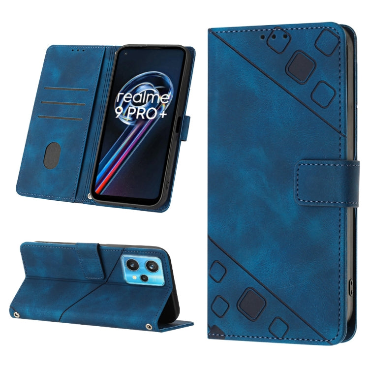 Skin-feel Embossed Leather Phone Case, For Realme 9 Pro 5G / OnePlus Nord CE 2 Lite 5G, For Realme 9 Pro+ 5G / 9 4G, For Realme 9i / OPPO A36 / A76, For Realme C12 / C15 / C25 / C25s, For Realme C31 4G, For Realme C35, For Realme GT Neo3               ...