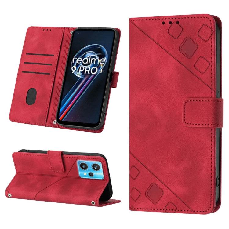 Skin-feel Embossed Leather Phone Case, For Realme 9 Pro 5G / OnePlus Nord CE 2 Lite 5G, For Realme 9 Pro+ 5G / 9 4G, For Realme 9i / OPPO A36 / A76, For Realme C12 / C15 / C25 / C25s, For Realme C31 4G, For Realme C35, For Realme GT Neo3               ...