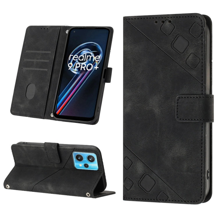 Skin-feel Embossed Leather Phone Case, For Realme 9 Pro 5G / OnePlus Nord CE 2 Lite 5G, For Realme 9 Pro+ 5G / 9 4G, For Realme 9i / OPPO A36 / A76, For Realme C12 / C15 / C25 / C25s, For Realme C31 4G, For Realme C35, For Realme GT Neo3               ...