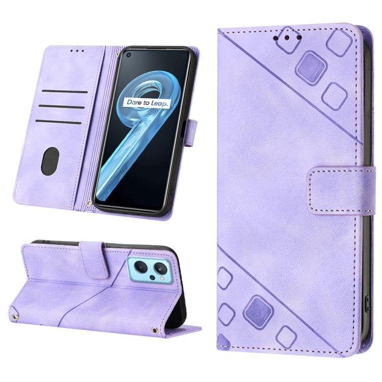 Skin-feel Embossed Leather Phone Case, For Realme 9 Pro 5G / OnePlus Nord CE 2 Lite 5G, For Realme 9 Pro+ 5G / 9 4G, For Realme 9i / OPPO A36 / A76, For Realme C12 / C15 / C25 / C25s, For Realme C31 4G, For Realme C35, For Realme GT Neo3               ...
