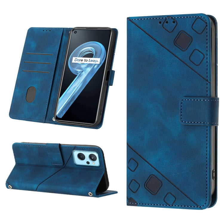 Skin-feel Embossed Leather Phone Case, For Realme 9 Pro 5G / OnePlus Nord CE 2 Lite 5G, For Realme 9 Pro+ 5G / 9 4G, For Realme 9i / OPPO A36 / A76, For Realme C12 / C15 / C25 / C25s, For Realme C31 4G, For Realme C35, For Realme GT Neo3               ...