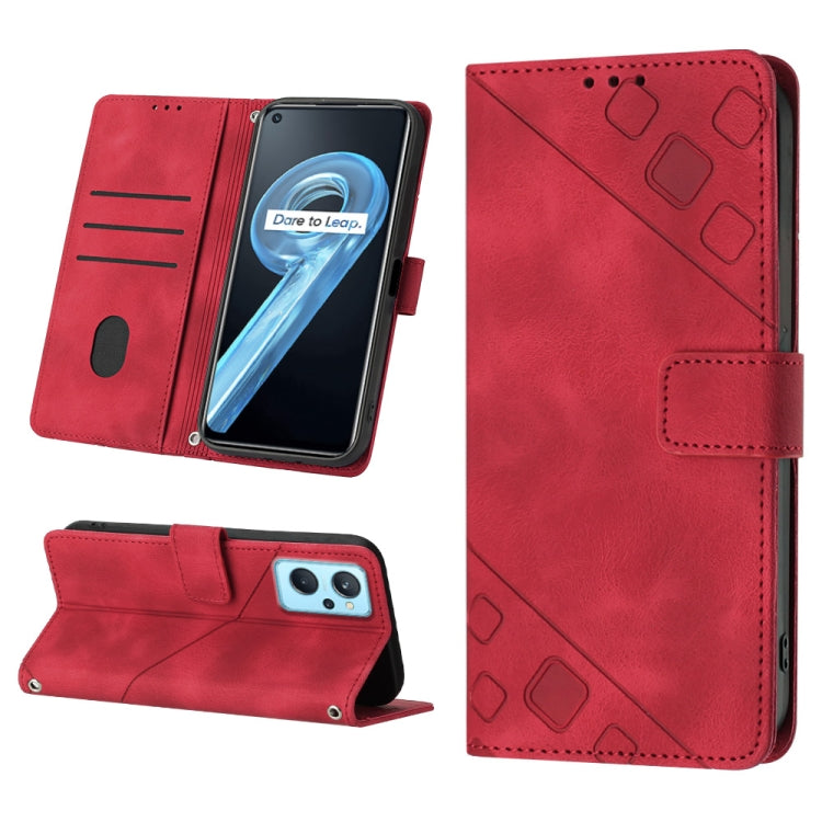 Skin-feel Embossed Leather Phone Case, For Realme 9 Pro 5G / OnePlus Nord CE 2 Lite 5G, For Realme 9 Pro+ 5G / 9 4G, For Realme 9i / OPPO A36 / A76, For Realme C12 / C15 / C25 / C25s, For Realme C31 4G, For Realme C35, For Realme GT Neo3               ...