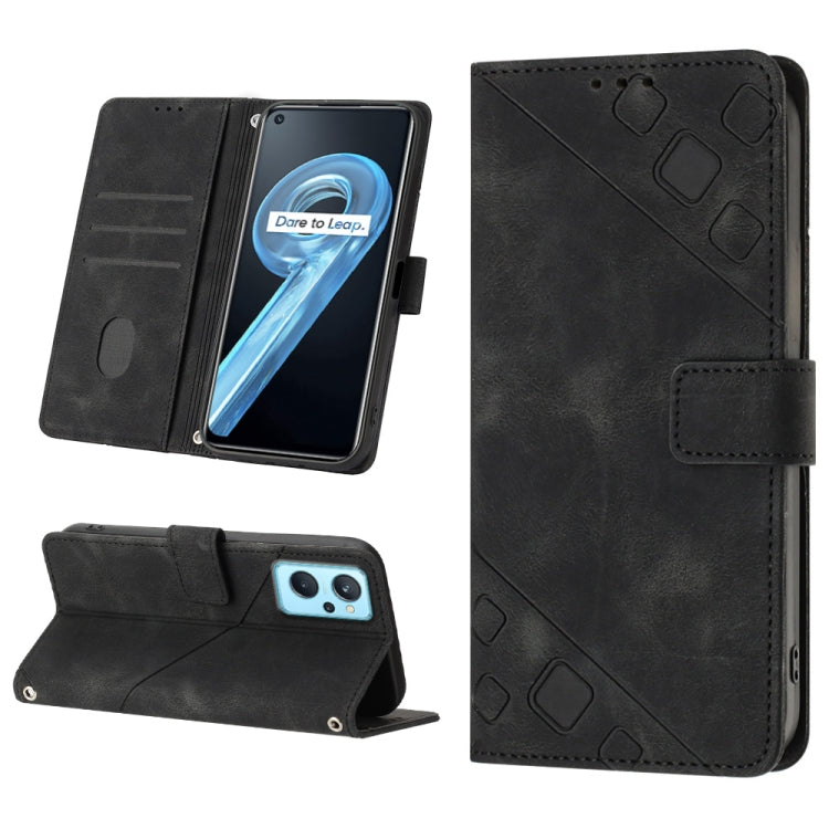 Skin-feel Embossed Leather Phone Case, For Realme 9 Pro 5G / OnePlus Nord CE 2 Lite 5G, For Realme 9 Pro+ 5G / 9 4G, For Realme 9i / OPPO A36 / A76, For Realme C12 / C15 / C25 / C25s, For Realme C31 4G, For Realme C35, For Realme GT Neo3               ...