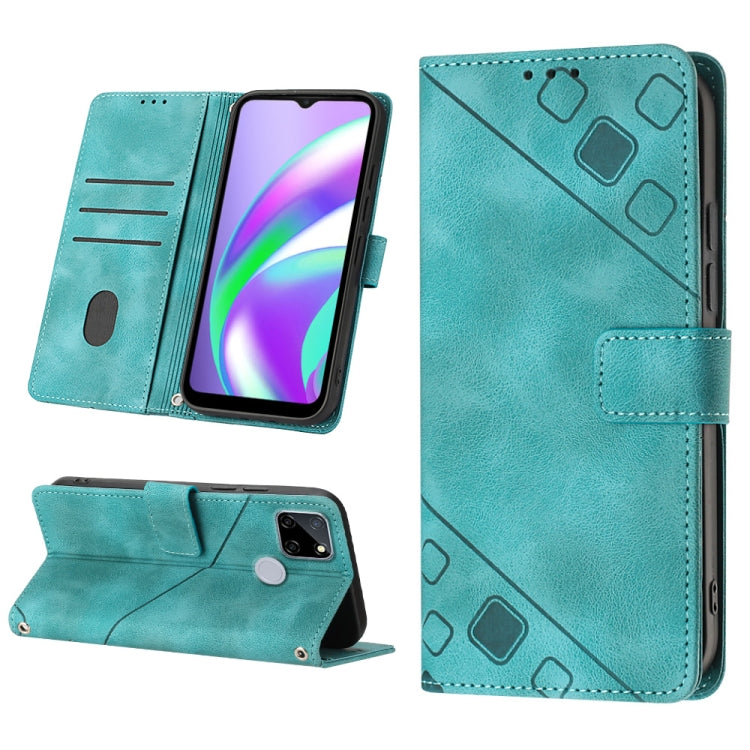 Skin-feel Embossed Leather Phone Case, For Realme 9 Pro 5G / OnePlus Nord CE 2 Lite 5G, For Realme 9 Pro+ 5G / 9 4G, For Realme 9i / OPPO A36 / A76, For Realme C12 / C15 / C25 / C25s, For Realme C31 4G, For Realme C35, For Realme GT Neo3               ...