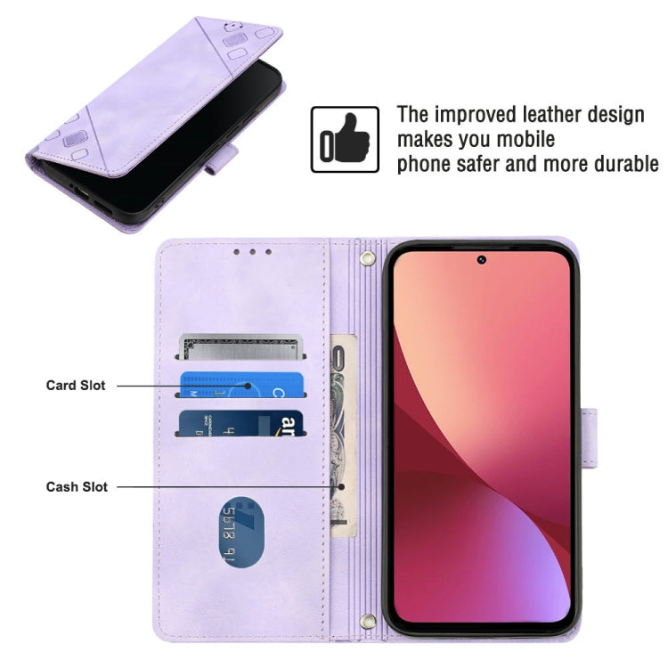 Skin-feel Embossed Leather Phone Case, For Xiaomi 12, For Xiaomi 12 Lite, For Xiaomi 12 Pro, For Xiaomi 12 Ultra / 12S Ultra, For Xiaomi Civi 2, For Xiaomi Poco C40, For Xiaomi Poco M4 5G / M5 4G, For Xiaomi Poco M4 Pro 4G