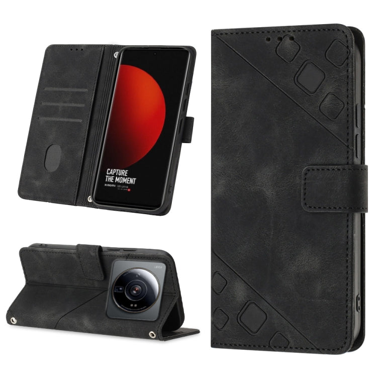 Skin-feel Embossed Leather Phone Case, For Xiaomi 12, For Xiaomi 12 Lite, For Xiaomi 12 Pro, For Xiaomi 12 Ultra / 12S Ultra, For Xiaomi Civi 2, For Xiaomi Poco C40, For Xiaomi Poco M4 5G / M5 4G, For Xiaomi Poco M4 Pro 4G