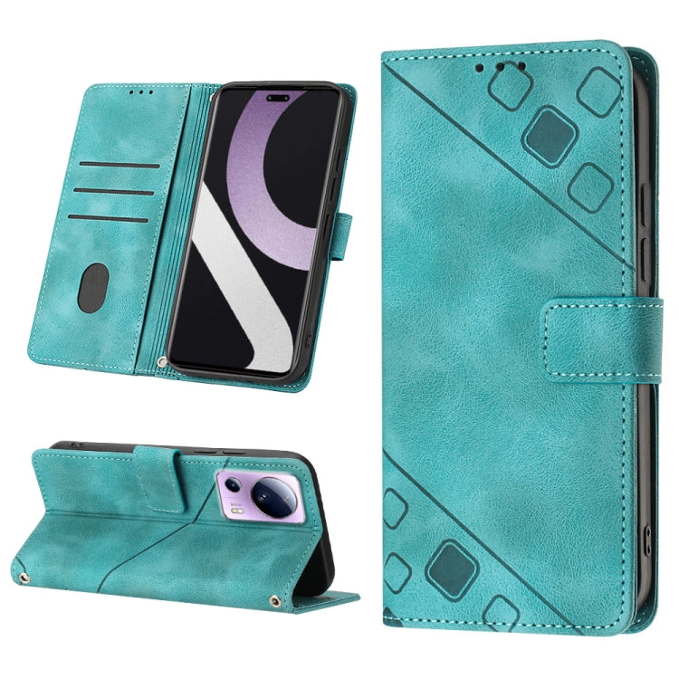 Skin-feel Embossed Leather Phone Case, For Xiaomi 12, For Xiaomi 12 Lite, For Xiaomi 12 Pro, For Xiaomi 12 Ultra / 12S Ultra, For Xiaomi Civi 2, For Xiaomi Poco C40, For Xiaomi Poco M4 5G / M5 4G, For Xiaomi Poco M4 Pro 4G