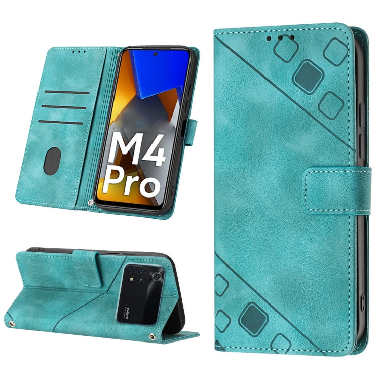 Skin-feel Embossed Leather Phone Case, For Xiaomi 12, For Xiaomi 12 Lite, For Xiaomi 12 Pro, For Xiaomi 12 Ultra / 12S Ultra, For Xiaomi Civi 2, For Xiaomi Poco C40, For Xiaomi Poco M4 5G / M5 4G, For Xiaomi Poco M4 Pro 4G