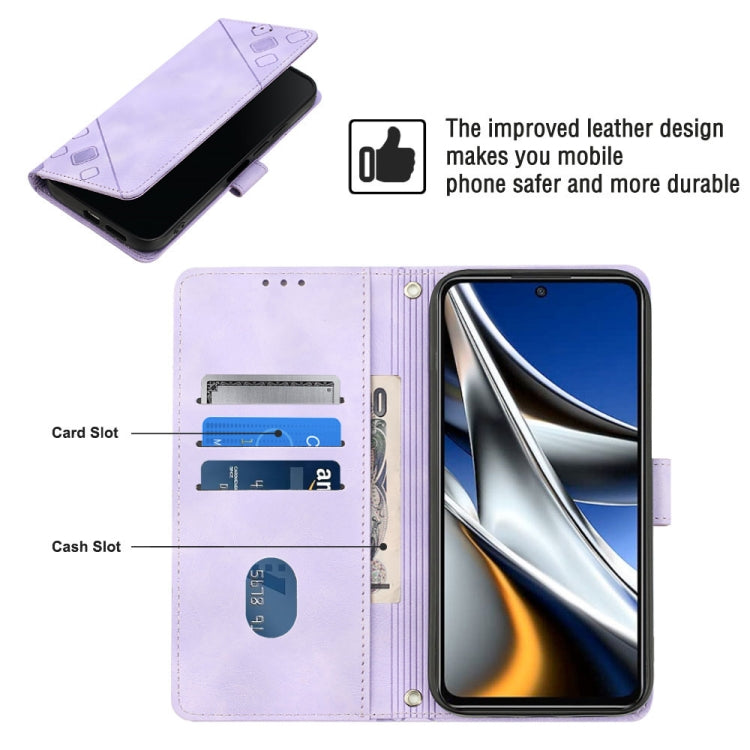 Skin-feel Embossed Leather Phone Case, For Xiaomi Poco X4 Pro 5G, For Xiaomi Redmi 10 2022 / Note 11 4G, For Xiaomi Redmi 10 Prime+ 5G, For Xiaomi Redmi 10A, For Xiaomi Redmi 10C 4G, For Xiaomi Redmi A1, For Xiaomi Redmi K50 Pro / K50                  ...