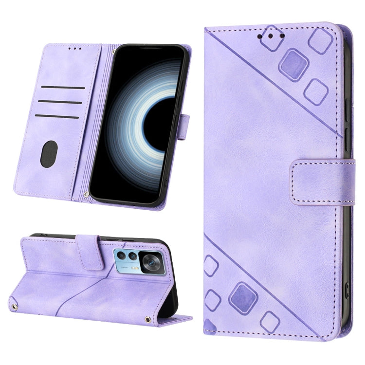 Skin-feel Embossed Leather Phone Case, For Xiaomi Poco X4 Pro 5G, For Xiaomi Redmi 10 2022 / Note 11 4G, For Xiaomi Redmi 10 Prime+ 5G, For Xiaomi Redmi 10A, For Xiaomi Redmi 10C 4G, For Xiaomi Redmi A1, For Xiaomi Redmi K50 Pro / K50                  ...
