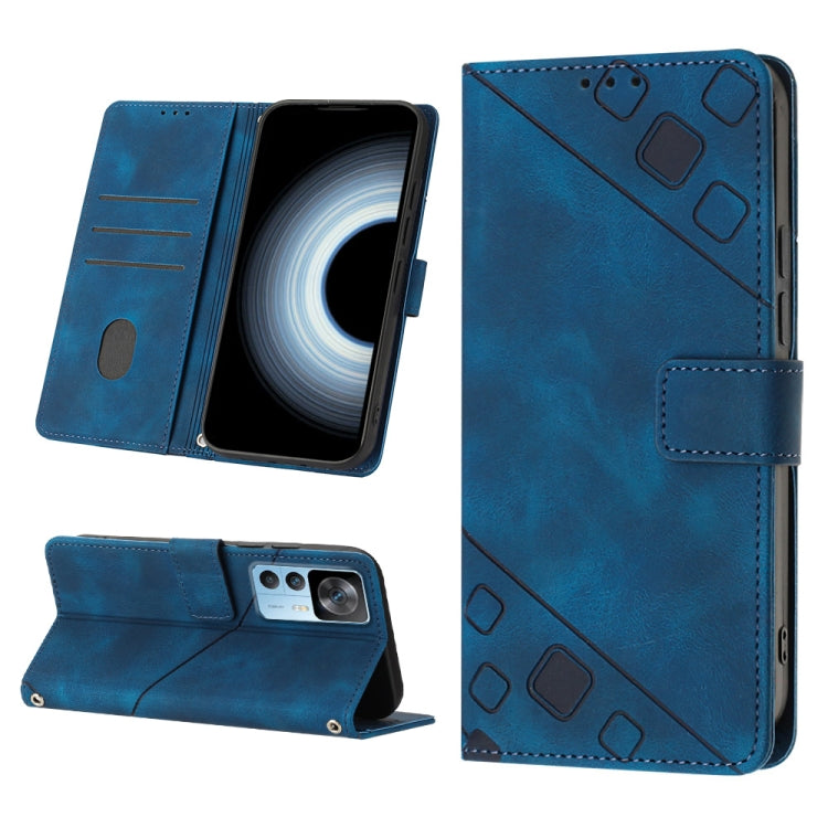 Skin-feel Embossed Leather Phone Case, For Xiaomi Poco X4 Pro 5G, For Xiaomi Redmi 10 2022 / Note 11 4G, For Xiaomi Redmi 10 Prime+ 5G, For Xiaomi Redmi 10A, For Xiaomi Redmi 10C 4G, For Xiaomi Redmi A1, For Xiaomi Redmi K50 Pro / K50                  ...