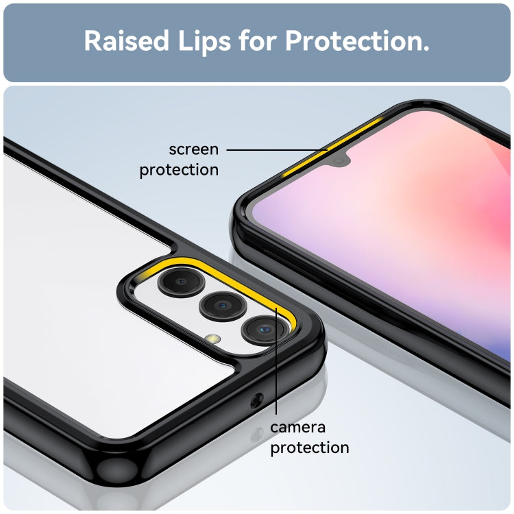 Colorful Series Acrylic + TPU Phone Case, For Samsung Galaxy A24 4G