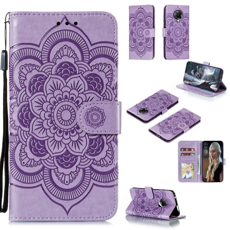 Mandala Embossing Pattern Horizontal Flip PU Leather Case with Holder & Card Slots & Walle & Lanyard, For Xiaomi Redmi K30 Pro, For Xiaomi Redmi Note 9 Pro, For Xiaomi Redmi Note 9 Pro Max, For Xiaomi Redmi Note 9S