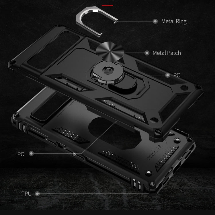 Shockproof TPU + PC Phone Case with Holder, For Google Pixel 7a, For Samsung Galaxy A54, For Xiaomi Redmi A1