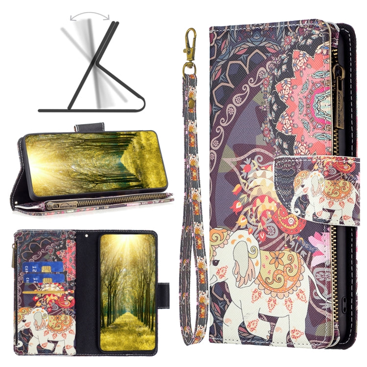 Colored Drawing Pattern Zipper Phone Leather Case, For Xiaomi 13 Lite / Civi 2