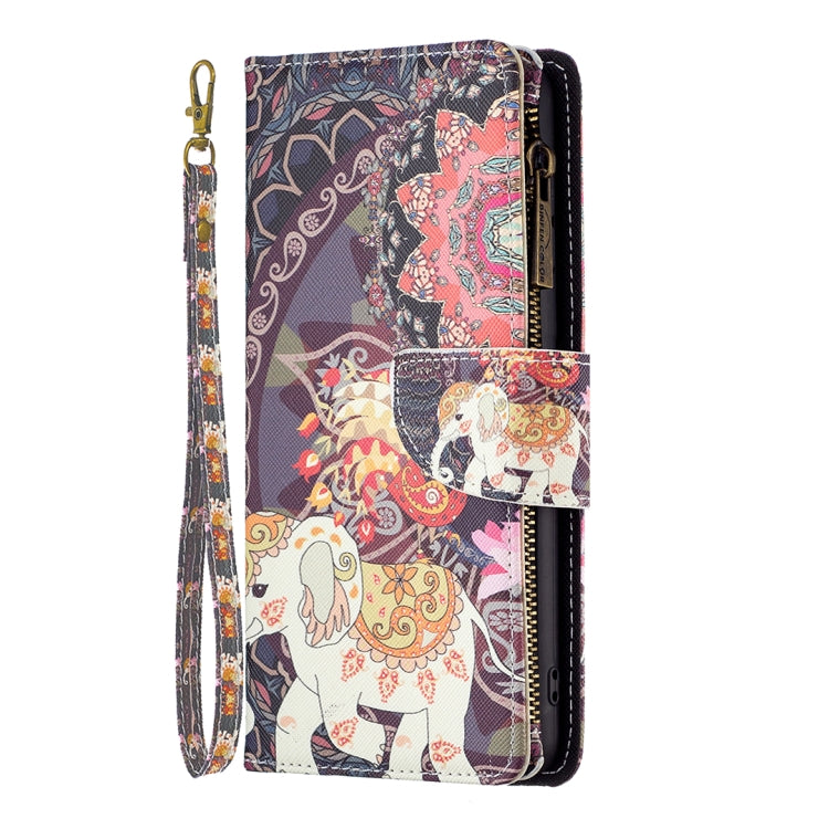 Colored Drawing Pattern Zipper Phone Leather Case, For Xiaomi 13 Lite / Civi 2