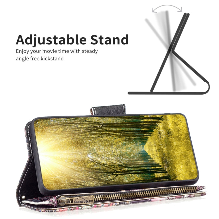 Colored Drawing Pattern Zipper Phone Leather Case, For Xiaomi 13 Lite / Civi 2