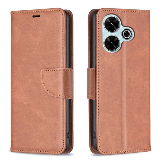 Lambskin Texture Pure Color Flip Leather Phone Case, For Xiaomi Poco M6 4G / Redmi 13 4G, For Xiaomi Redmi A3, For Xiaomi Redmi Note 13 Pro 4G Global, For Xiaomi Redmi Note 13 4G Global, For Xiaomi Redmi K70E, For Xiaomi Redmi Note 13                  ...