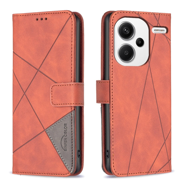 Magnetic Buckle Rhombus Texture Leather Phone Case, For Xiaomi Redmi Note 13 Pro+ 5G, For Xiaomi Redmi Note 13 Pro 5G, For Xiaomi 13T / 13T Pro / Redmi K60 Ultra, For Xiaomi Redmi K70 / K70 Pro, For Xiaomi Redmi 12 4G                                   ...