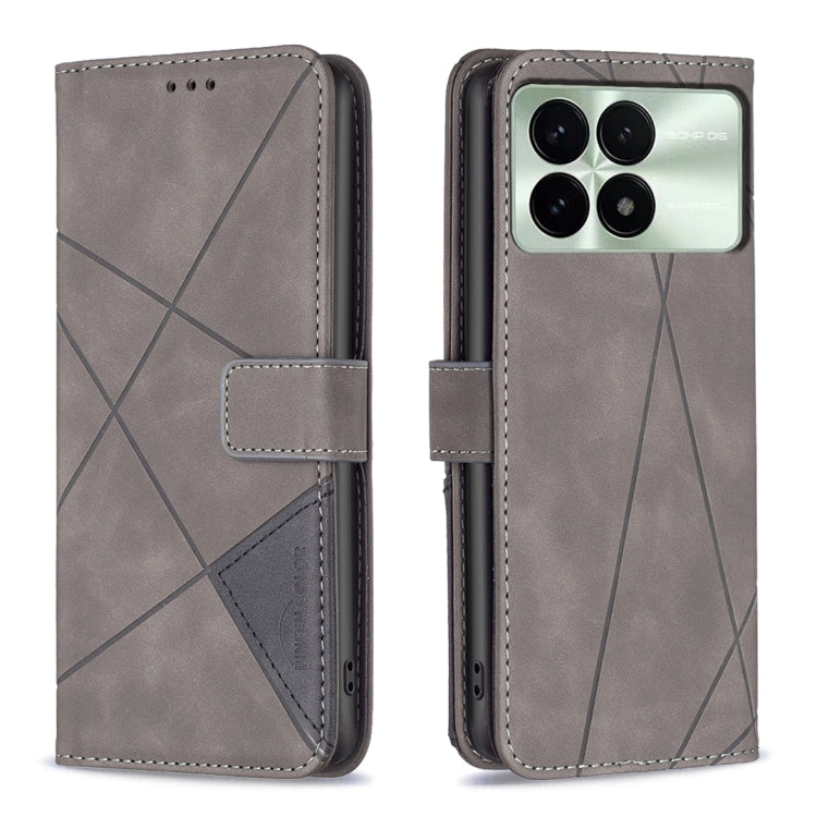 Magnetic Buckle Rhombus Texture Leather Phone Case, For Xiaomi Redmi Note 13 Pro+ 5G, For Xiaomi Redmi Note 13 Pro 5G, For Xiaomi 13T / 13T Pro / Redmi K60 Ultra, For Xiaomi Redmi K70 / K70 Pro, For Xiaomi Redmi 12 4G                                   ...